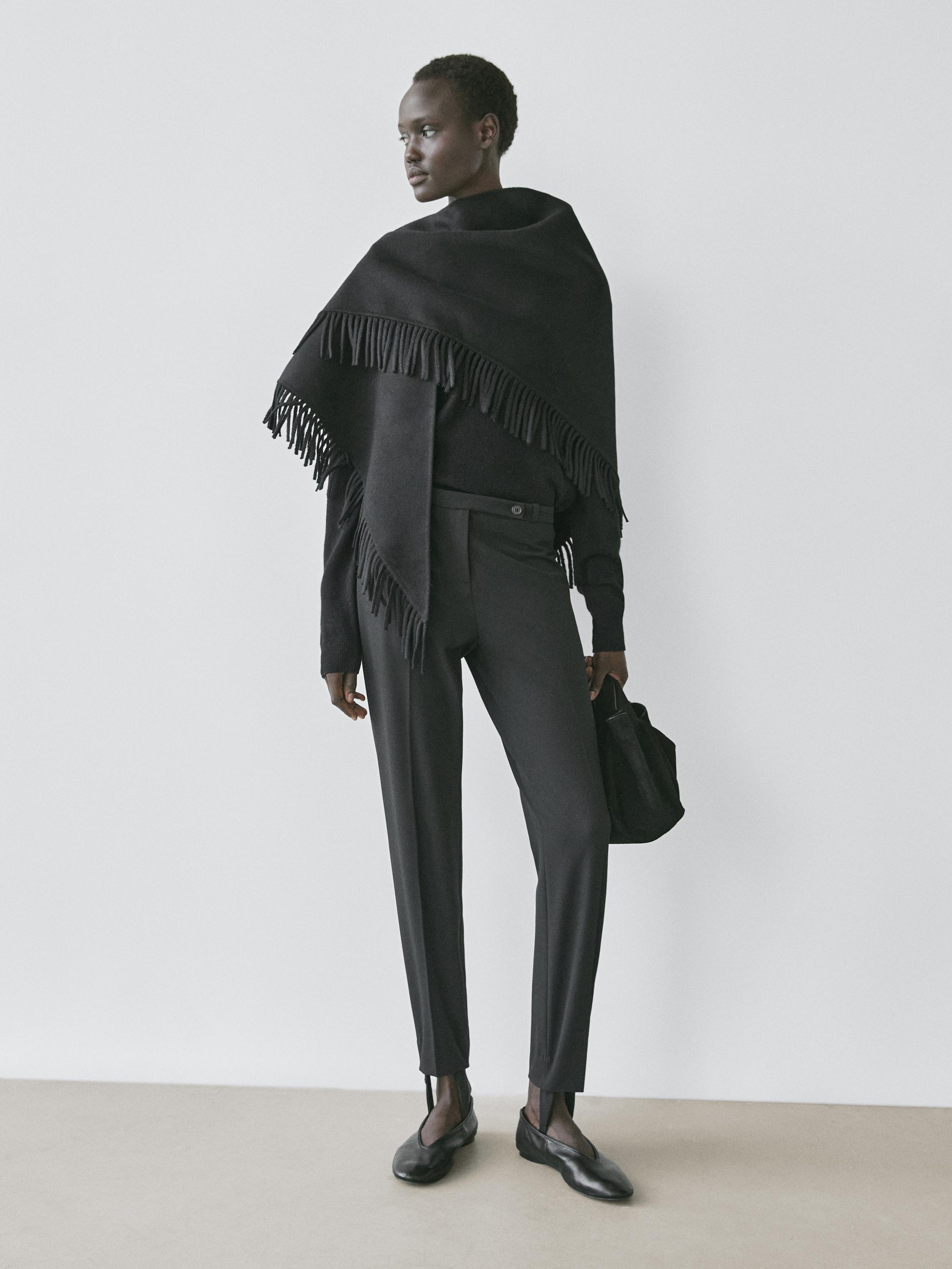 Pantalon avec élastique dans le bas